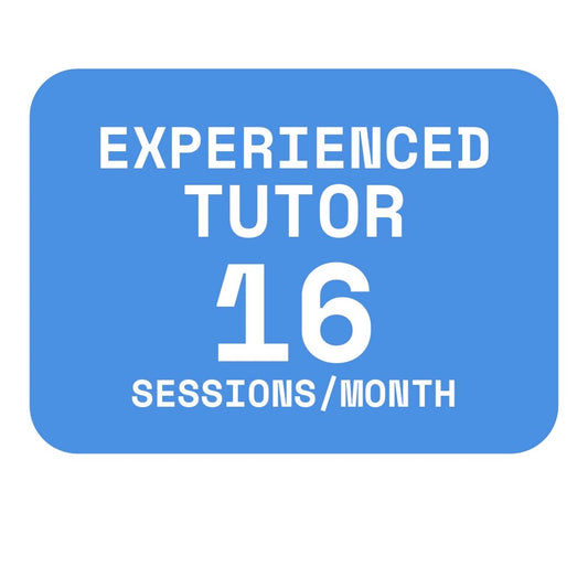 Experienced Tutor 16 Sessions Monthly Credit Plan