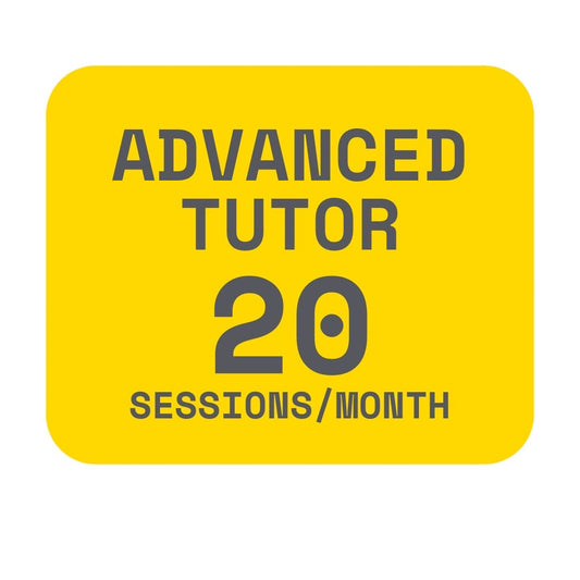 Advanced Tutor 20 Sessions Monthly Credit Plan